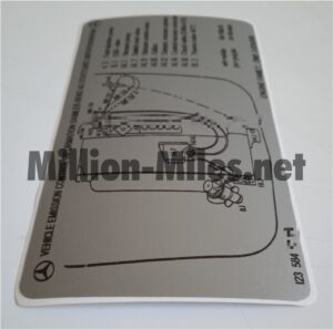 1589 MB Emission Control W123 300TD US #1589