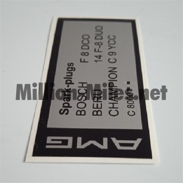 MB AMG Spark Plugs Spec. #1599