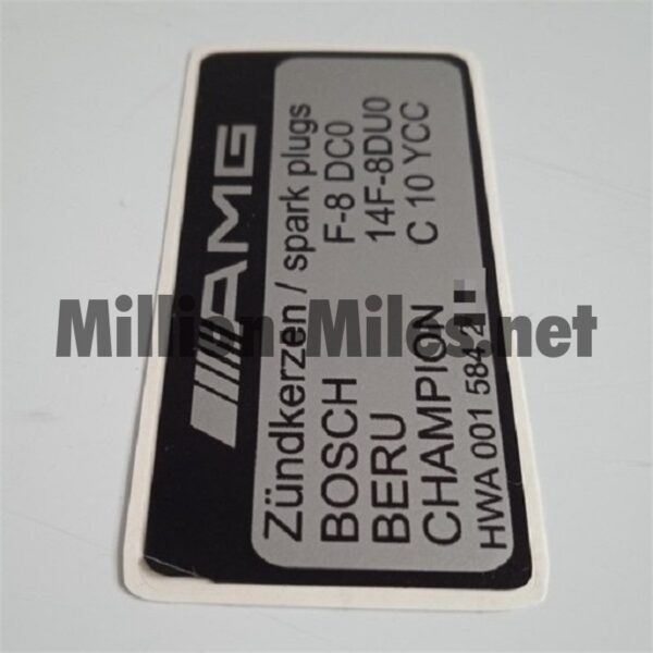 MB AMG Spark Plugs Spec. #1606