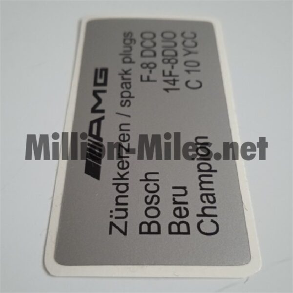 MB AMG Spark Plugs Spec. #1607