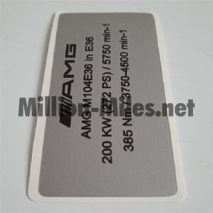 1609 MB AMG Engine Data M104 200kW #1609