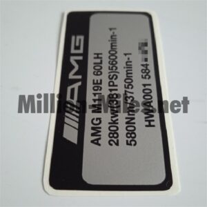 MB AMG Engine Data M119 6.0 280kW 60LH #1618