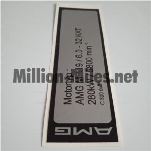 MB AMG Engine Data M119 6.0 280kW 32KAT #1620