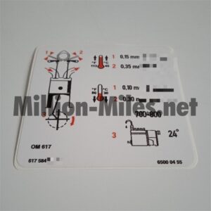 MB OM617 engine data #1636