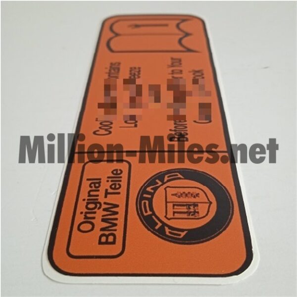 ALPINA BMW original Teile 70s/80s #1672