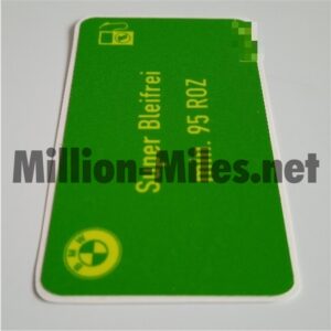 1681 BMW Fuel Sticker Green Super Bleifrei 95 ROZ #1681