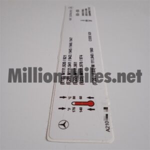 1682 MB Engine Data M111 #1682