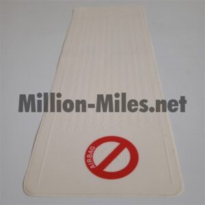 MB W221 S-class sun visor Airbag Warning #1686