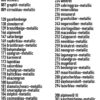 E30 color list BMW E30 M-Technic 2 set of stickers #1694