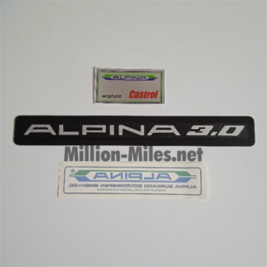BMW Alpina B3 3.0 E36 engine cover badge Replacement #1691