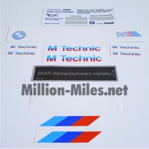 BMW E30 M-Technic 2 set of stickers #1694