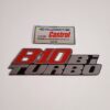 BMW Alpina E34 B10 BiTurbo metal boot emblem #1695