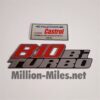BMW Alpina E34 B10 BiTurbo metal boot emblem #1695