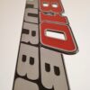 BMW Alpina E34 B10 BiTurbo metal boot emblem #1695