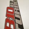 BMW Alpina E34 B10 BiTurbo metal boot emblem #1695