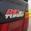 BMW Alpina E34 B10 BiTurbo metal boot emblem #1695
